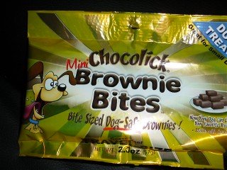 Delicious Dark Chocolate Doggie Brownies